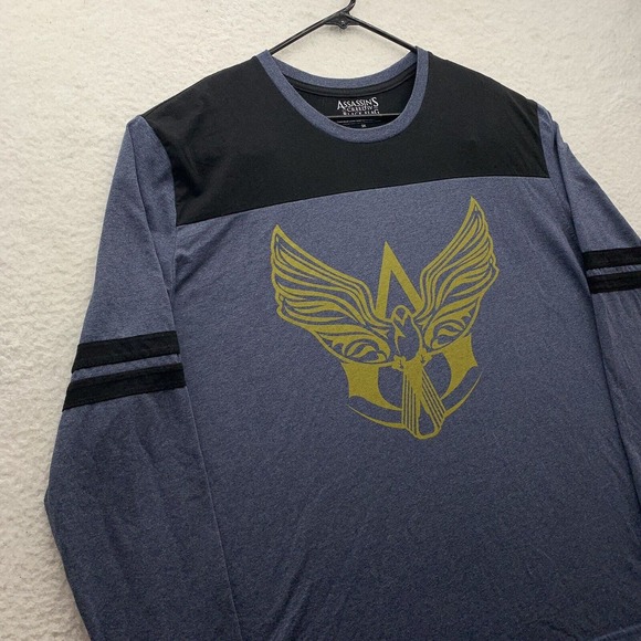 Assassins Creed Black‎ Flag T Shirt Mens 3XL XXXL Gray Yellow Video Games Geek - Picture 2 of 9